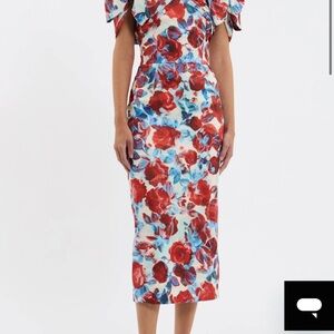 Brand New with Tags Rebecca Vallance Fleurette Midi Dress